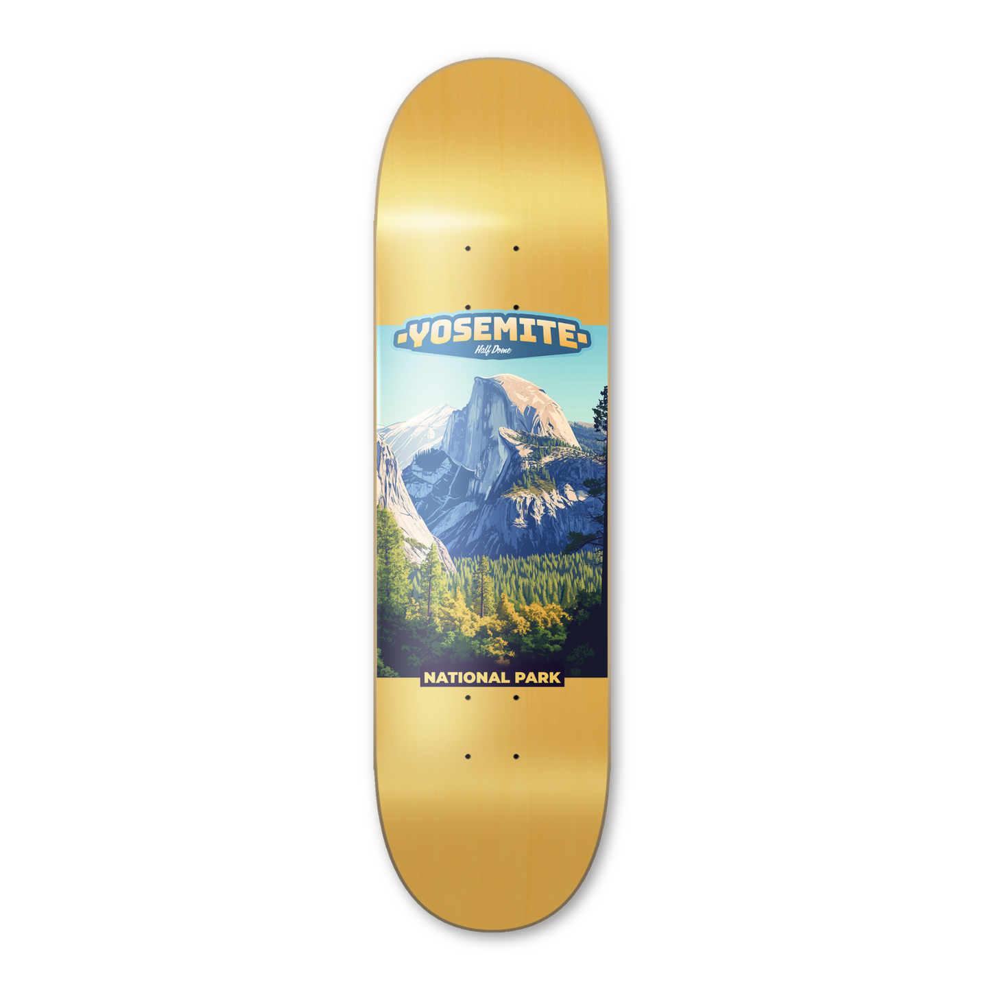 Yosemite National Park Souvenir Skateboard Deck – The Skate