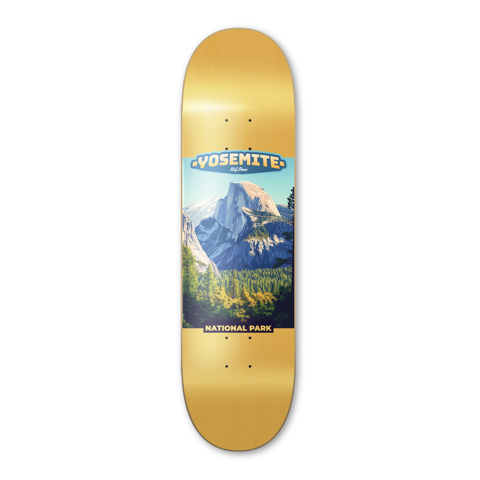 Yosemite National Park Souvenir Skateboard Deck – The Skate Outdoors