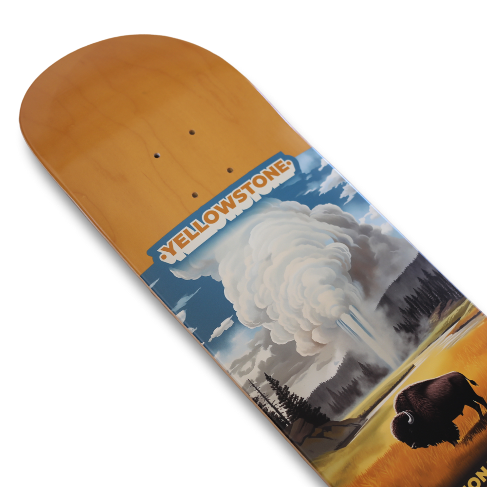 Yellowstone National Park Souvenir Skateboard