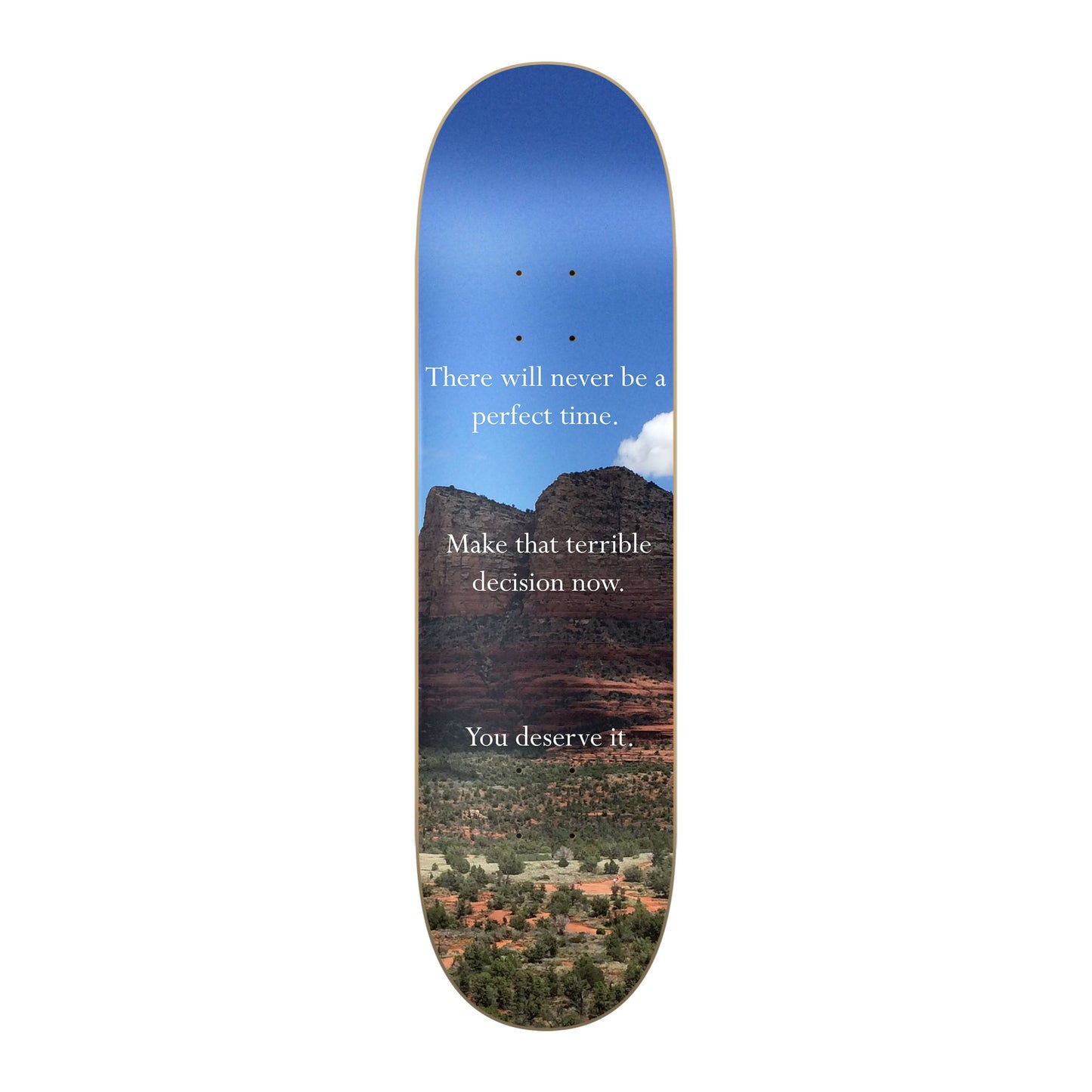 Disappointing Affirmations x The Skate Outdoors - Perfect Time Deck