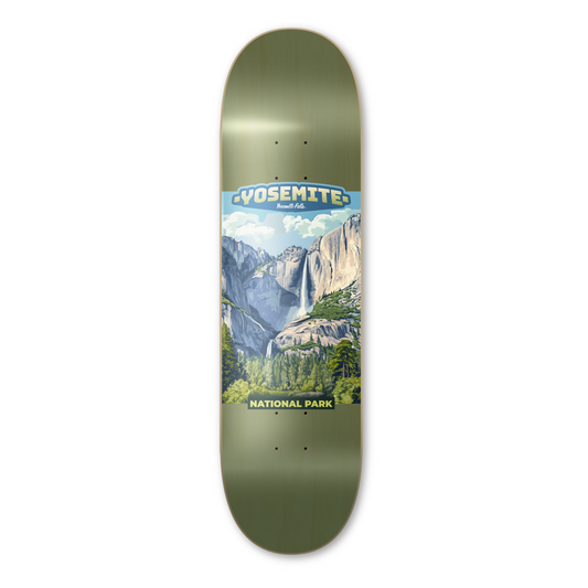 Yosemite Icons - Yosemite Falls Skateboard Deck 8.25"