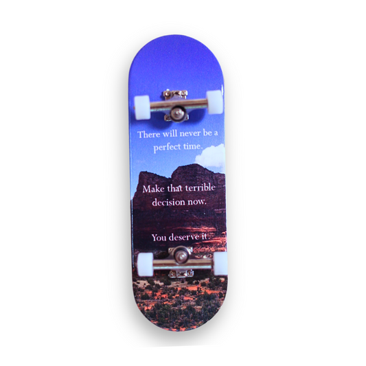 Disappointing Affirmations x The Skate Outdoors - Perfect Time Fingerboard