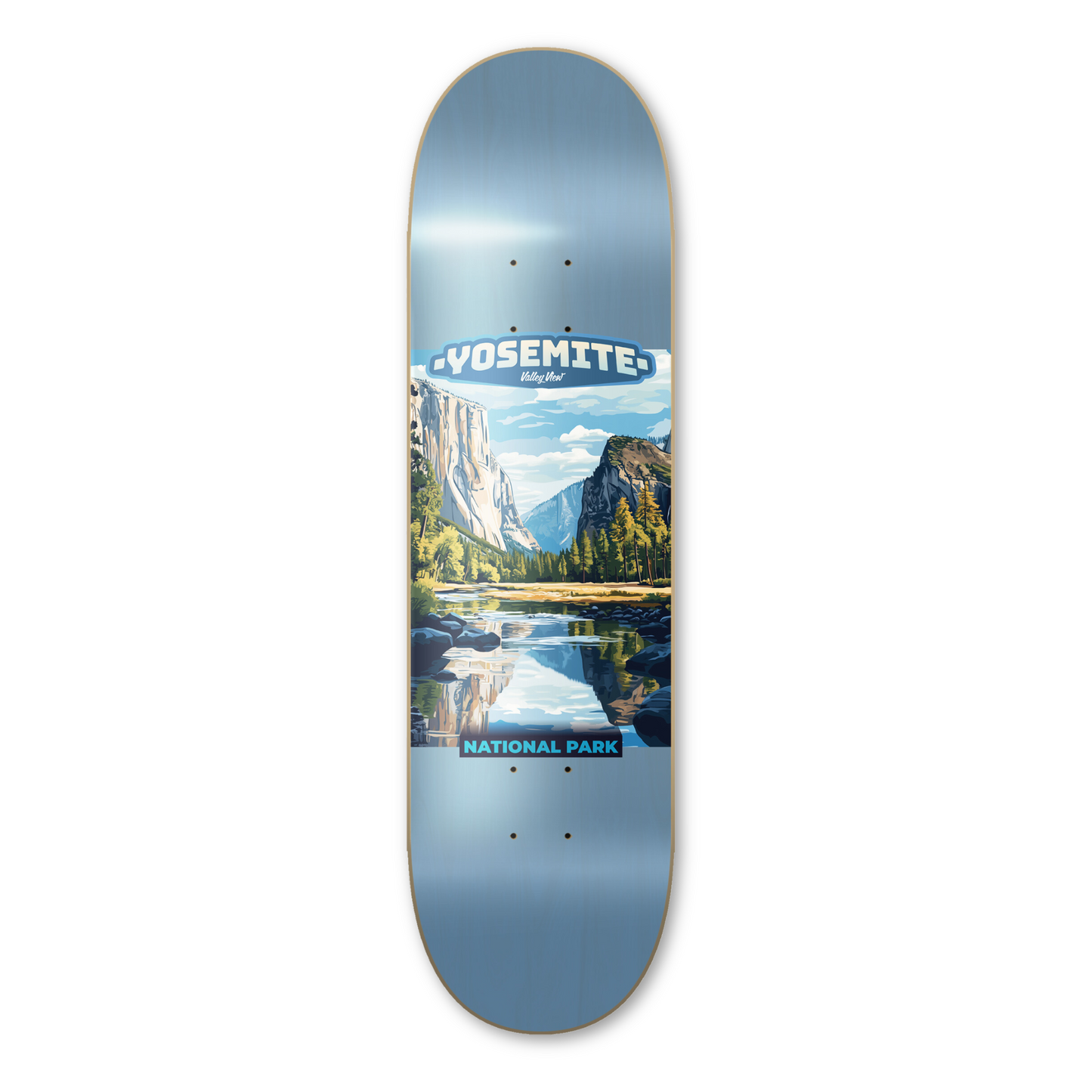 Yosemite Icons - Valley View Skateboard Deck 8.25"