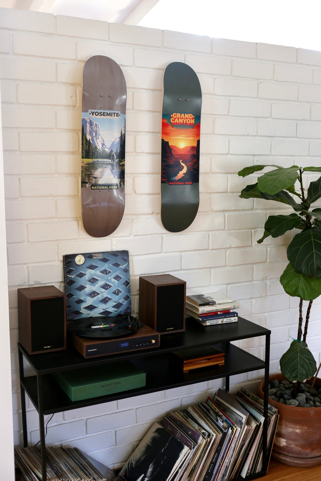 Skateboard Deck Wall Mount